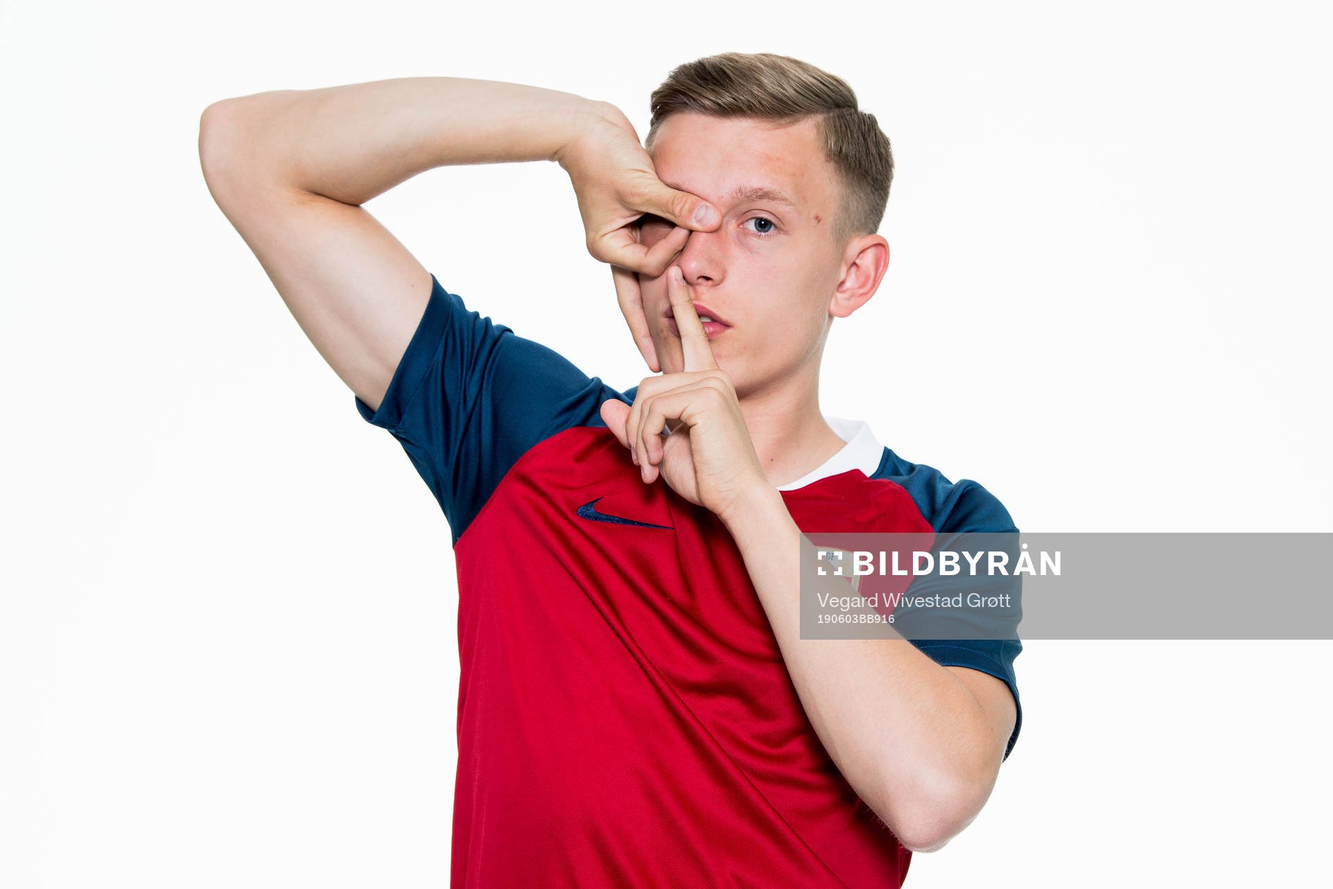 Marcus Holmgren Pedersen of Norway poses for a portrait