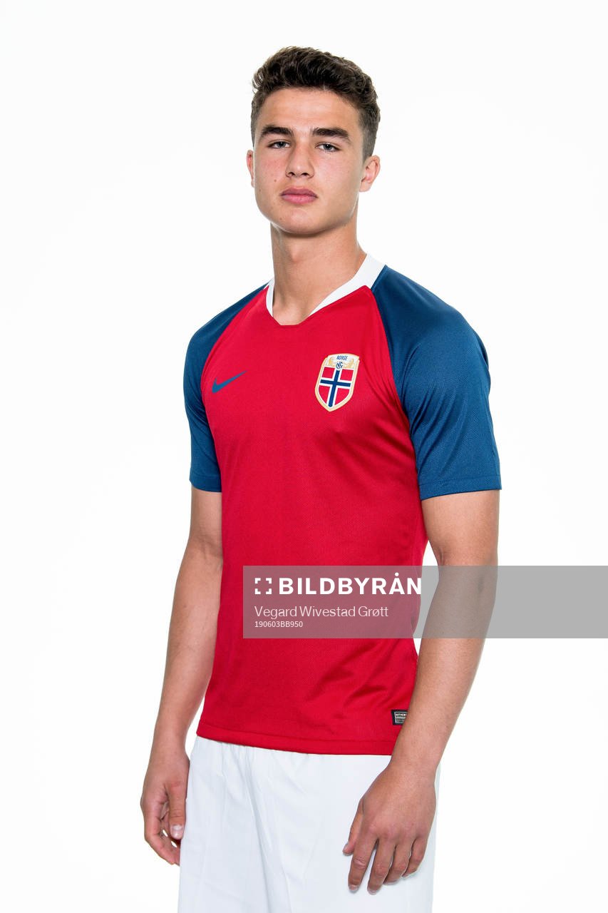 Filip Møller Delaveris of Norway poses for a portrait