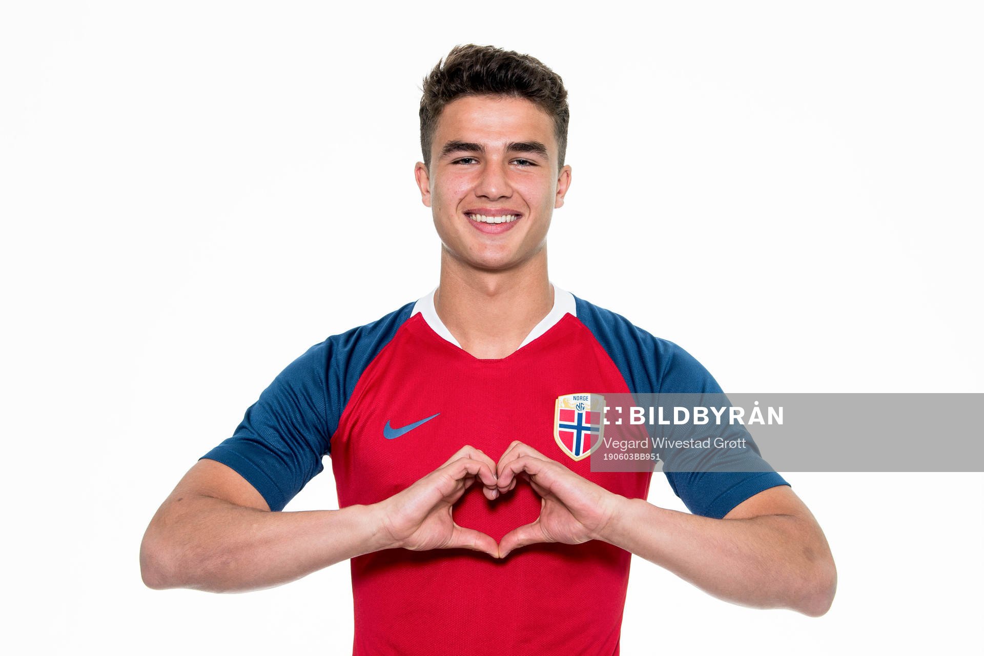 Filip Møller Delaveris of Norway poses for a portrait