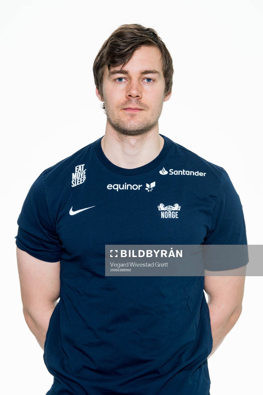 Peder Lindsetmo, physio of G19, poses for a portrait