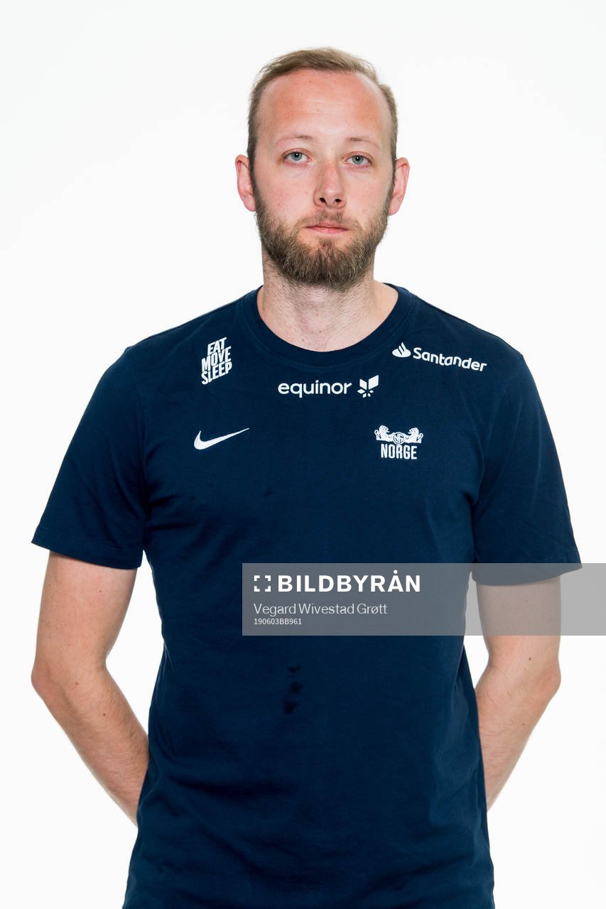 Helge Bjørke, team manager of G19, poses for a portrait