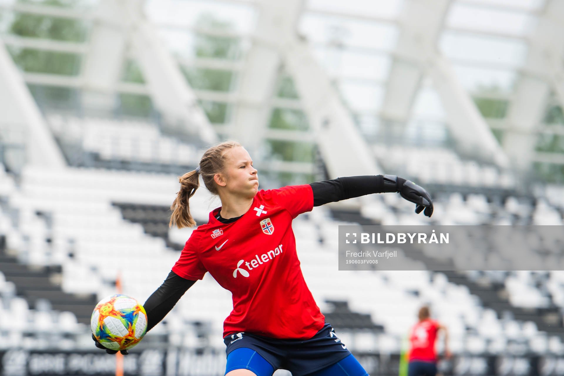Goalkeeper Oda Maria Hove Bogstad of Norway