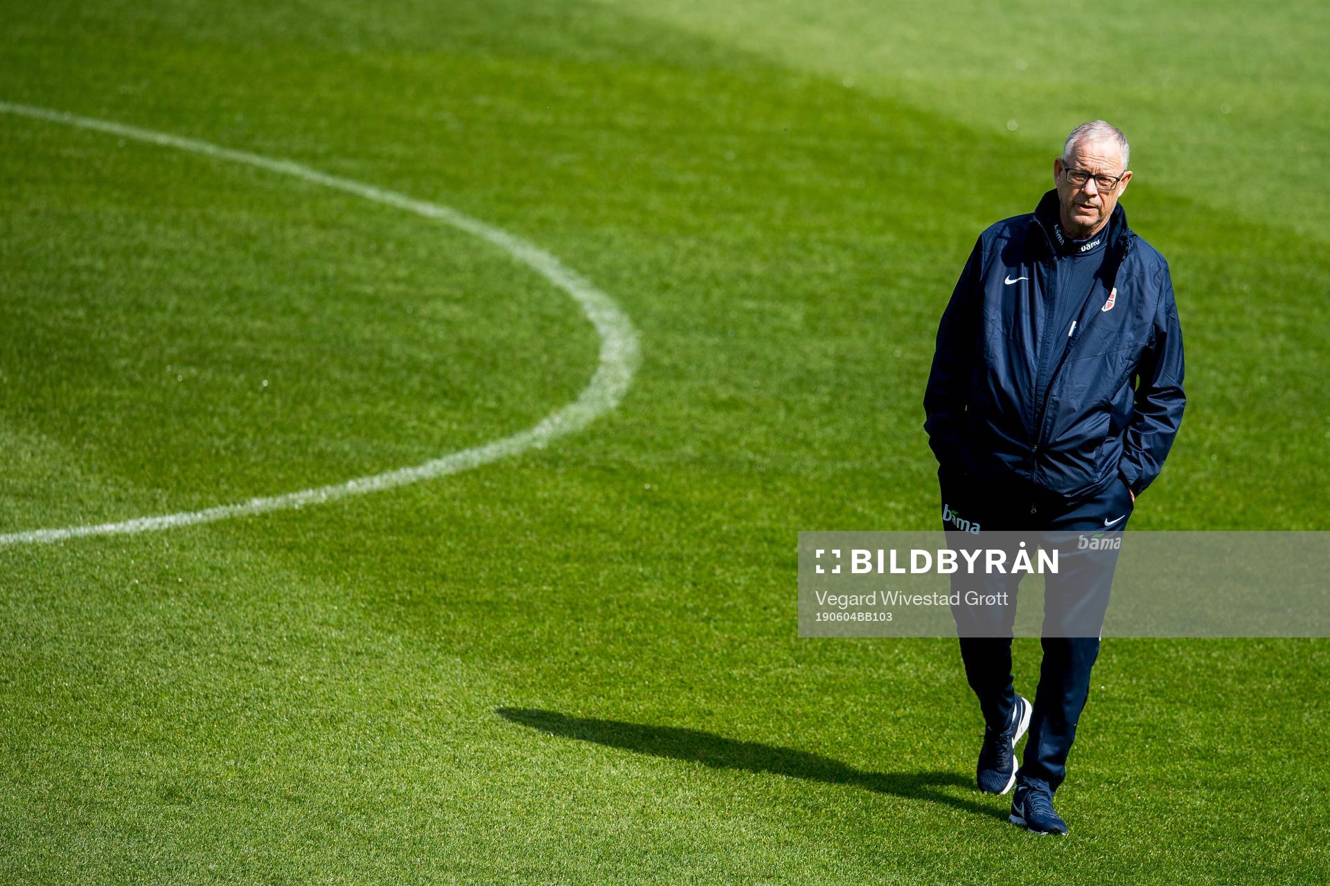 Lars Lagerbäck, head coach of Norway