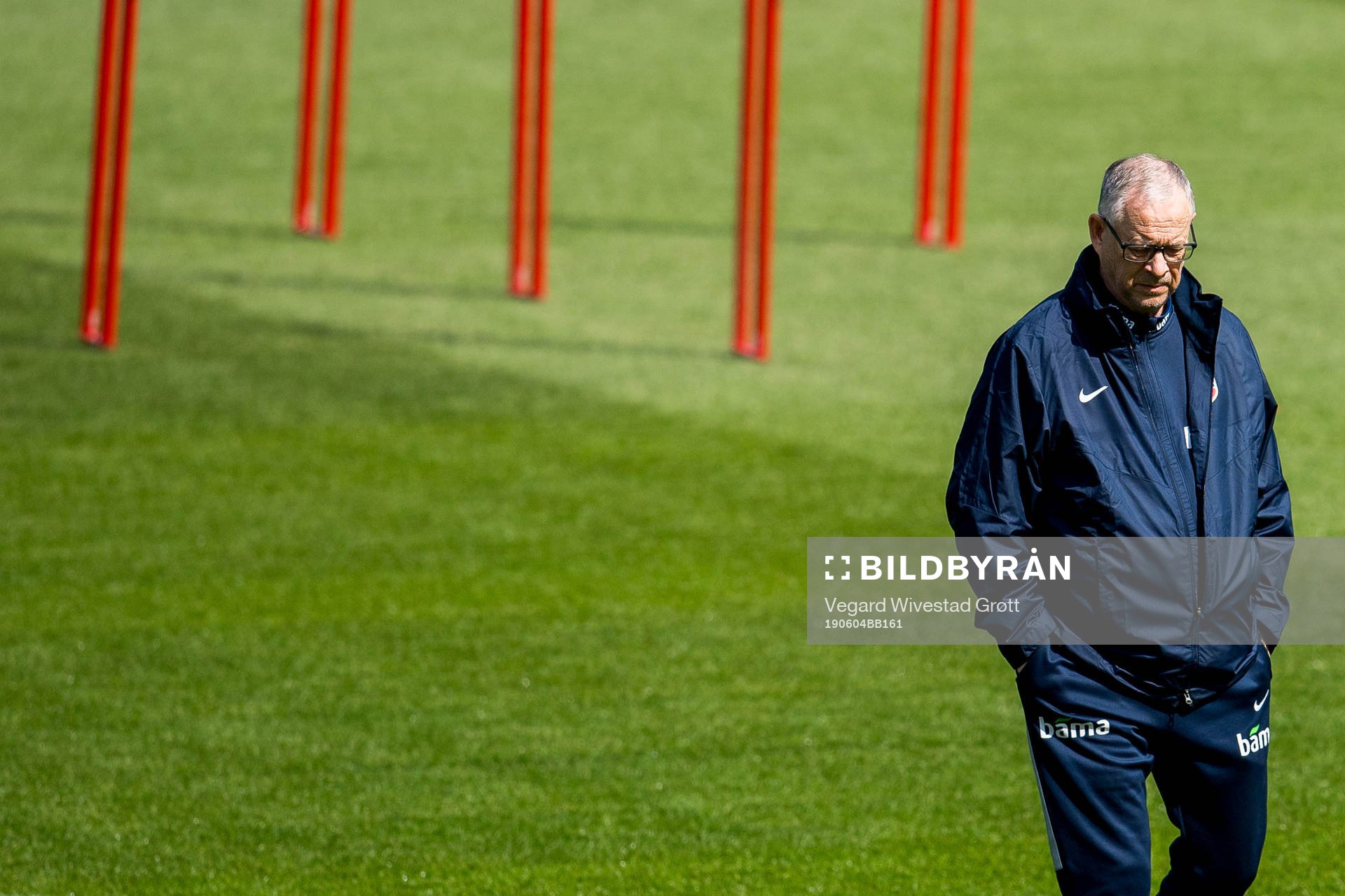 Lars Lagerbäck, head coach of Norway