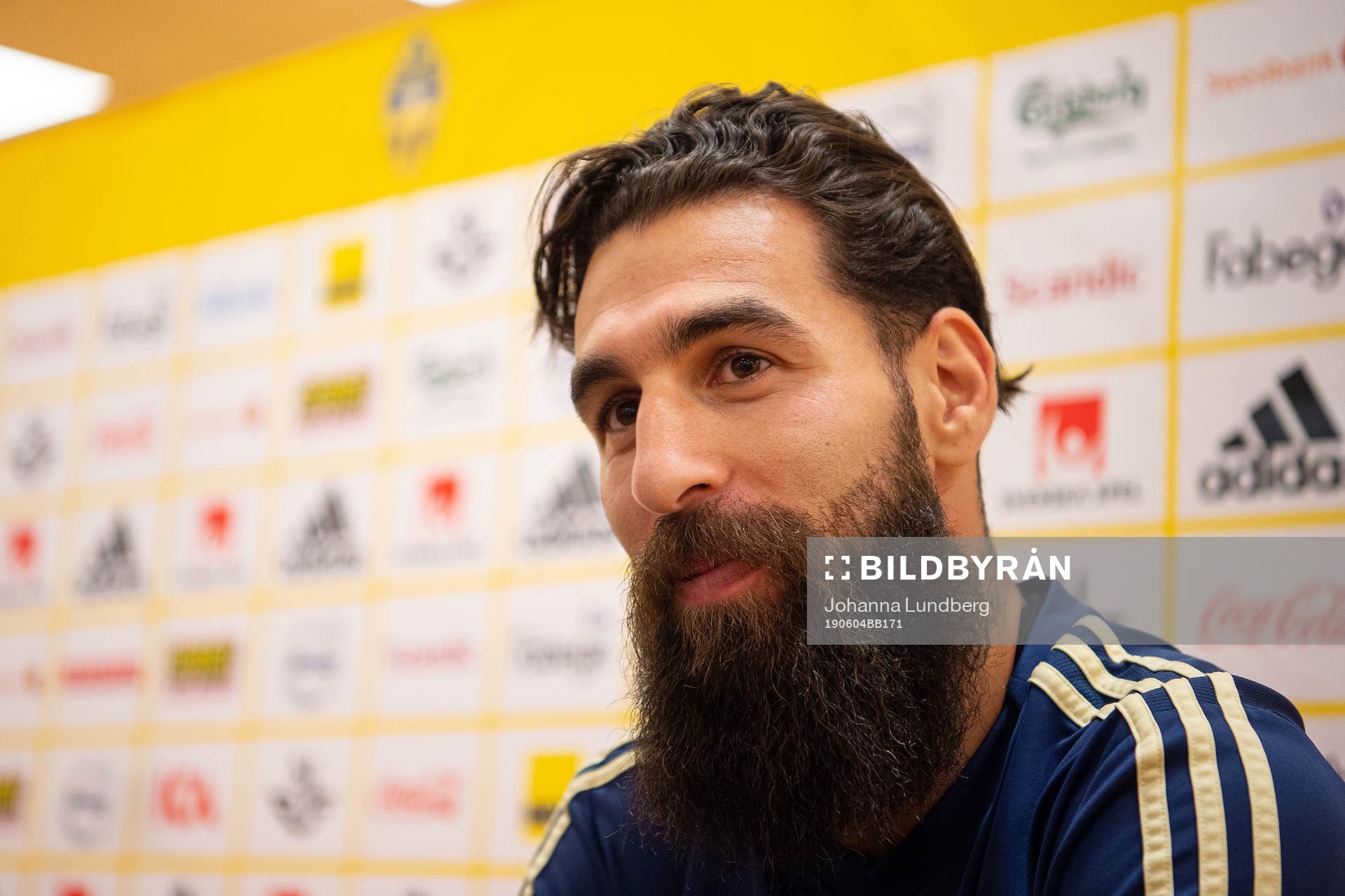 Jimmy Durmaz of the Swedish national football team