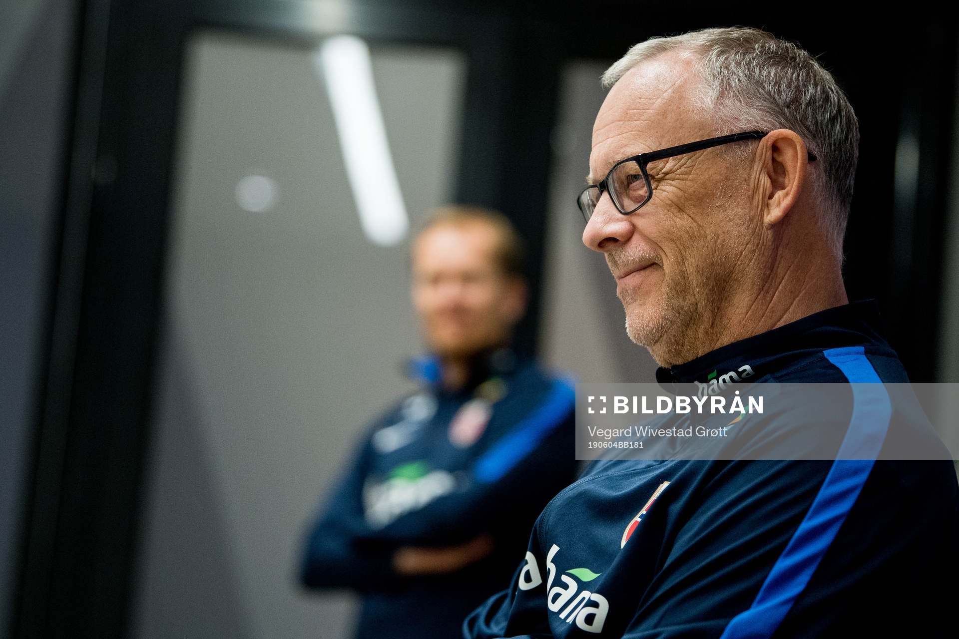 Lars Lagerbäck, head coach of Norway