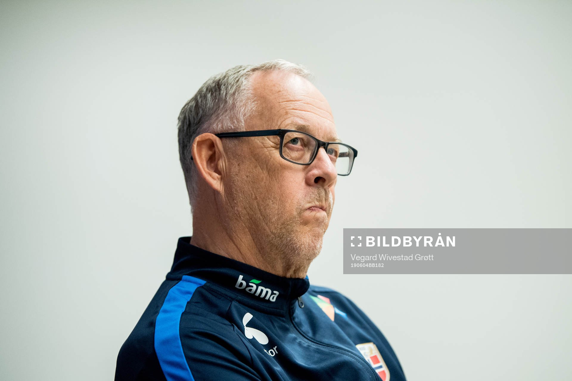 Lars Lagerbäck, head coach of Norway
