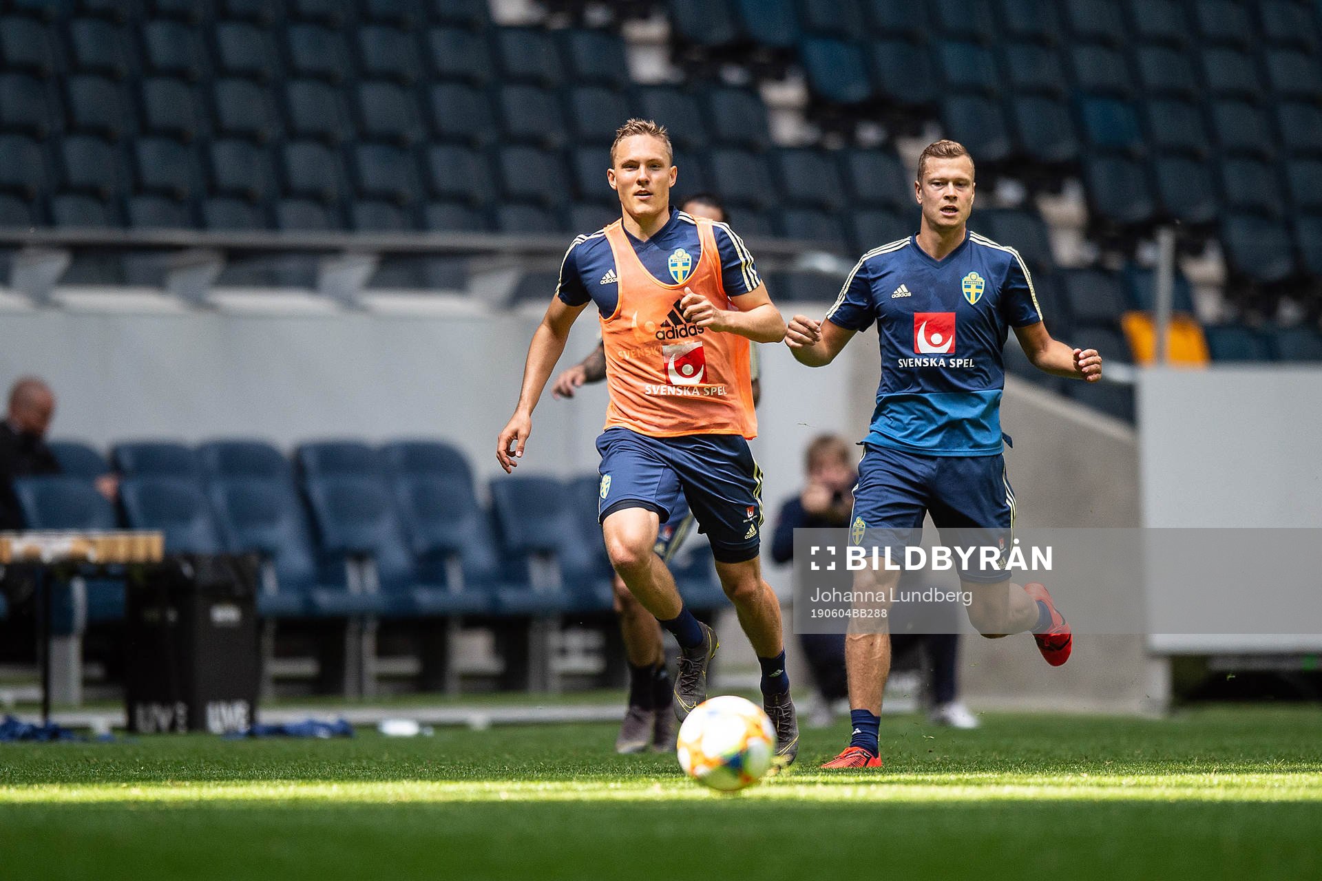 Ludwig Augustinsson and Viktor Claesson of the Swedish