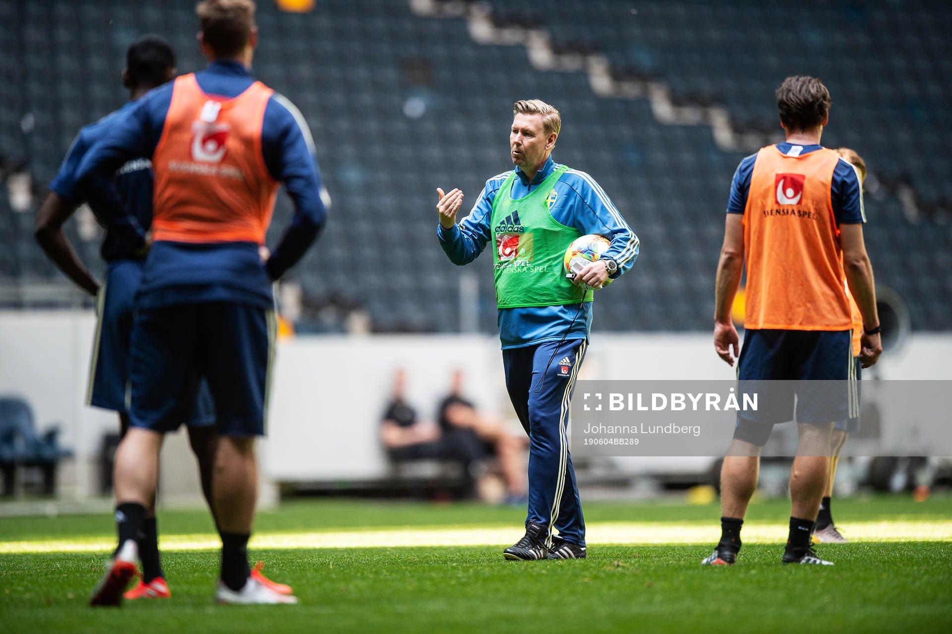 Assistant coach Peter Wettergren of the Swedish national