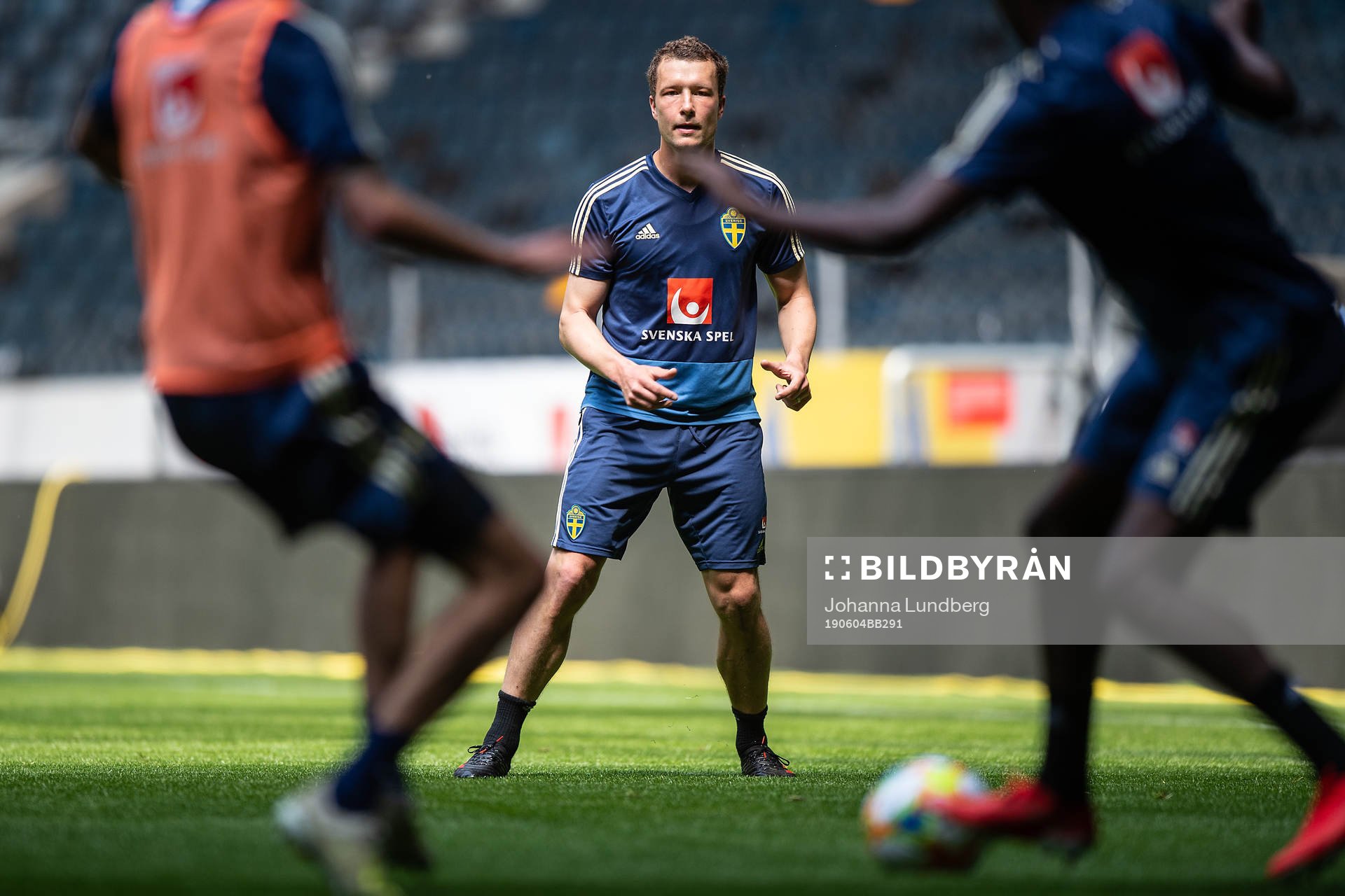 Jakob Johansson of the Swedish national football team