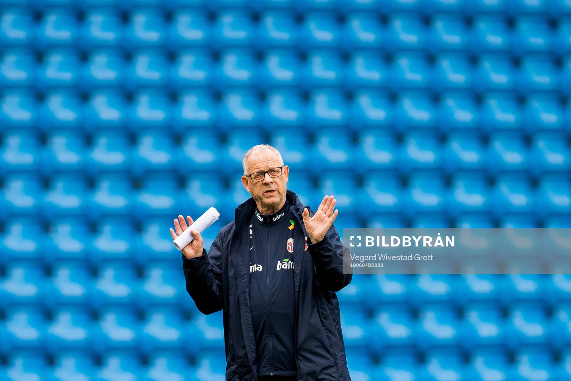 Lars Lagerbäck, head coach of Norway