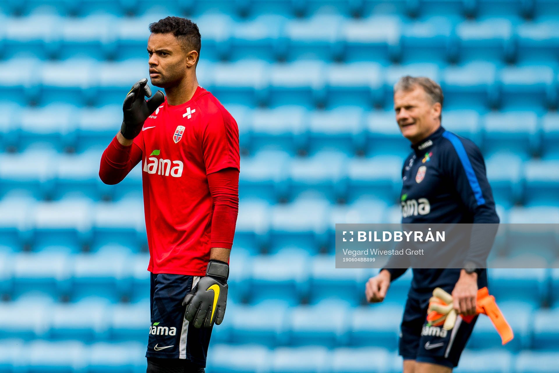 Goalkeeper Sten Grytebust of Norway