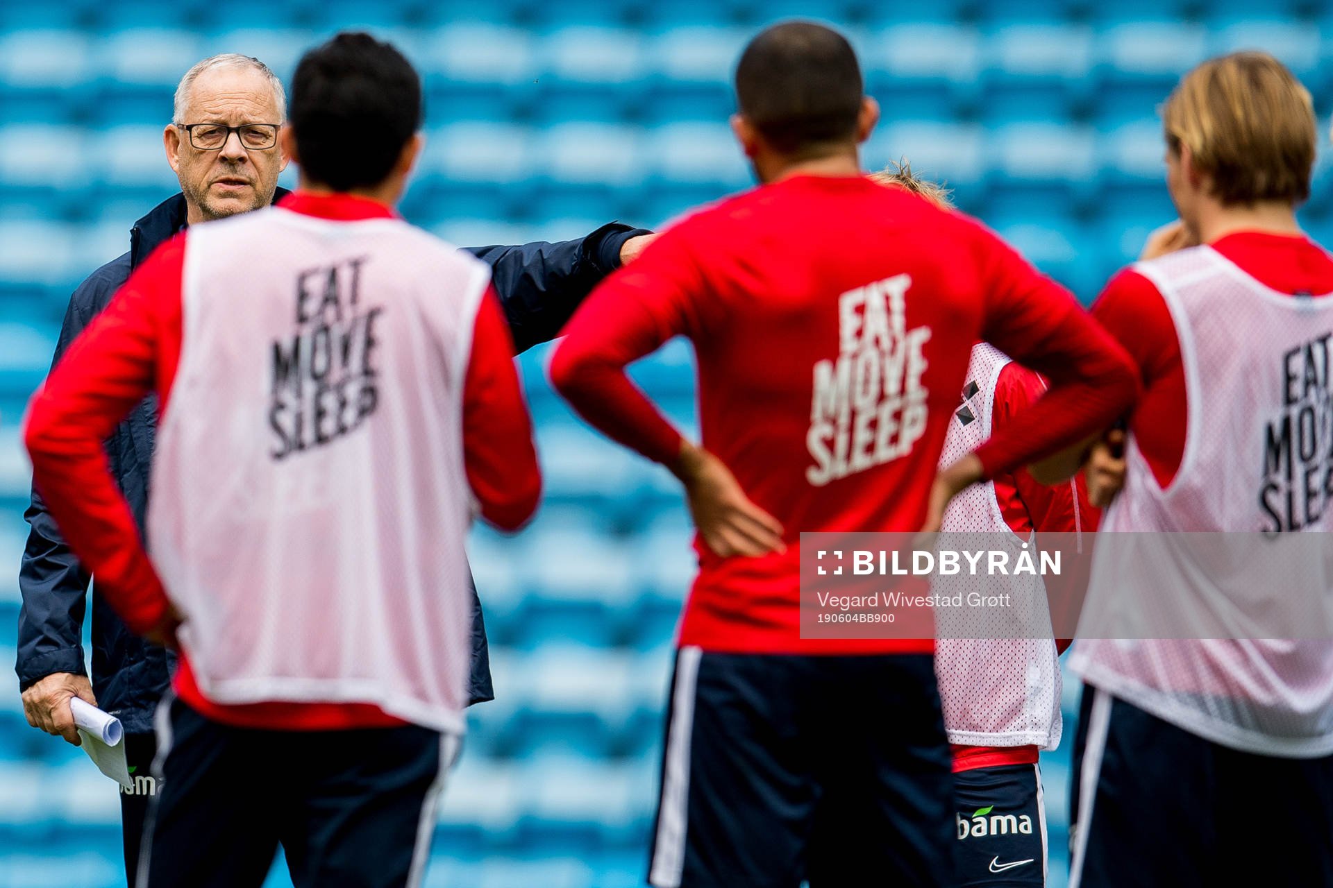 Lars Lagerbäck, head coach of Norway