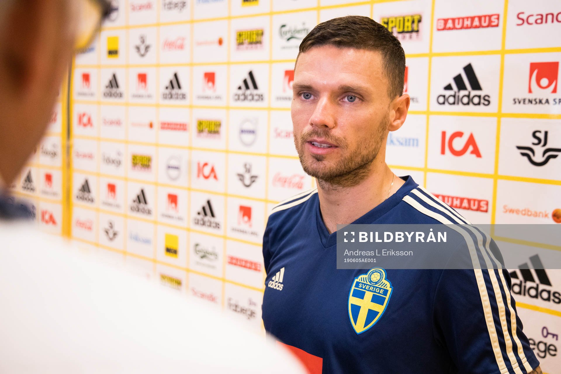 Marcus Berg of the Swedish national football team