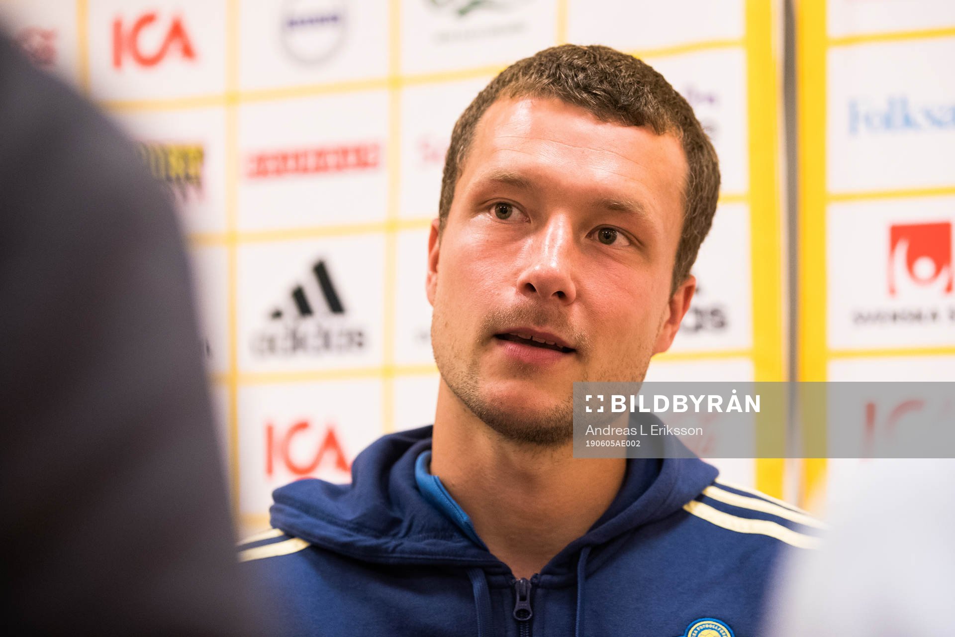Jakob Johansson of the Swedish national football team