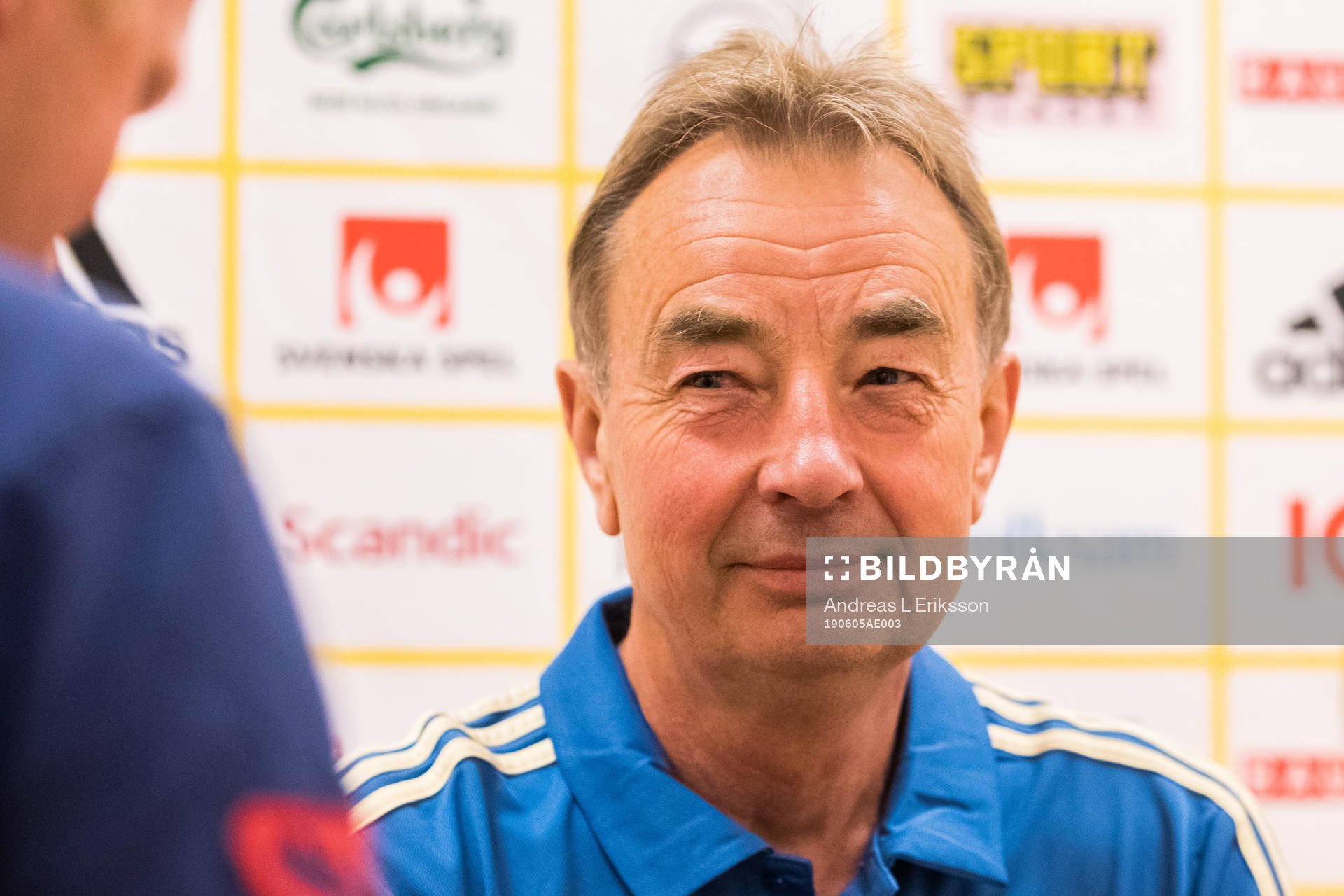 Scout Tom Prahlof the Swedish national football team