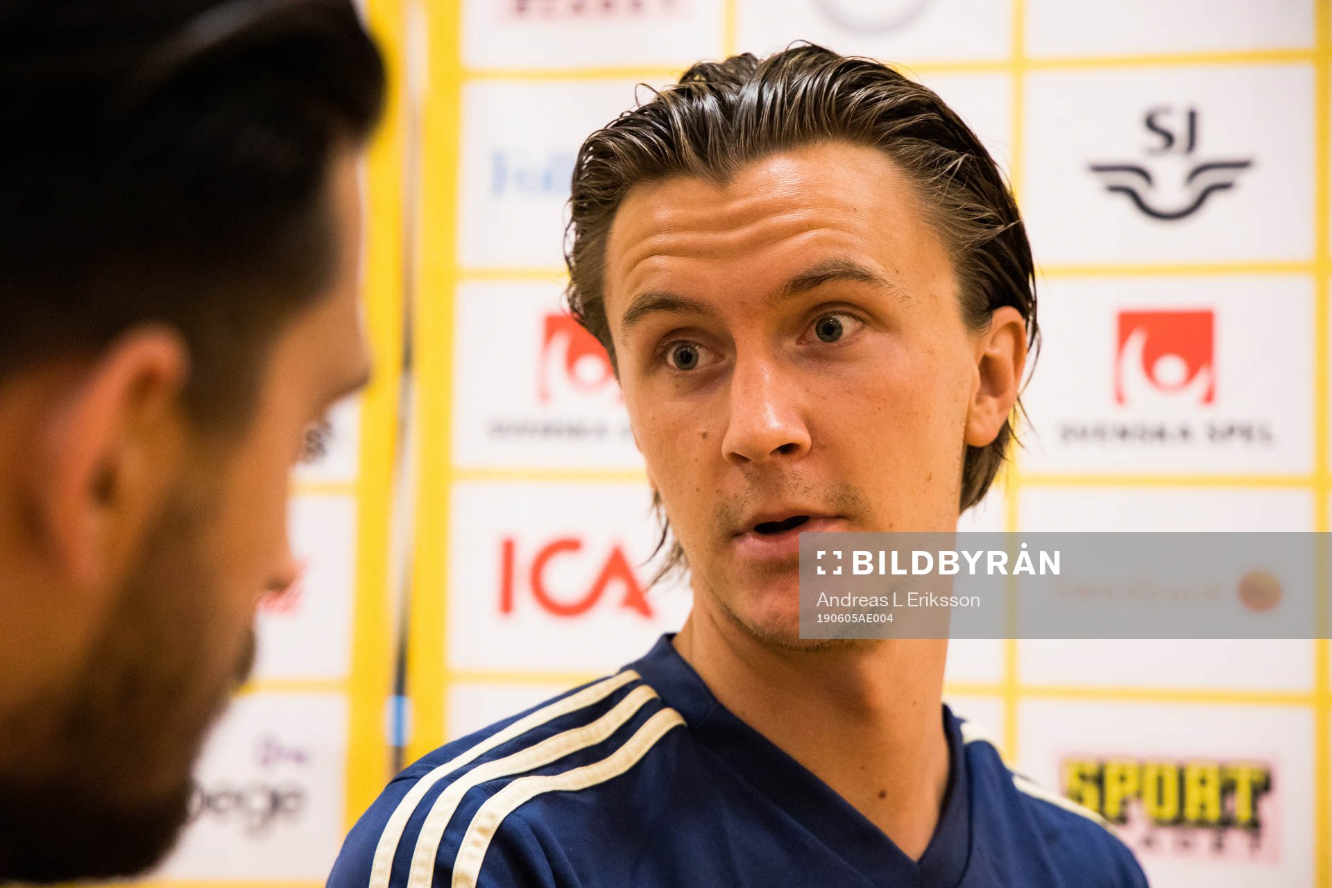 Kristoffer Olsson of the Swedish national football team