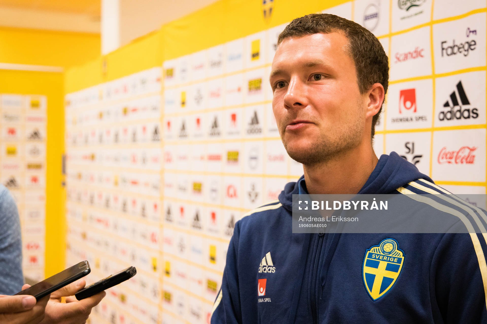 Jakob Johansson of the Swedish national football team