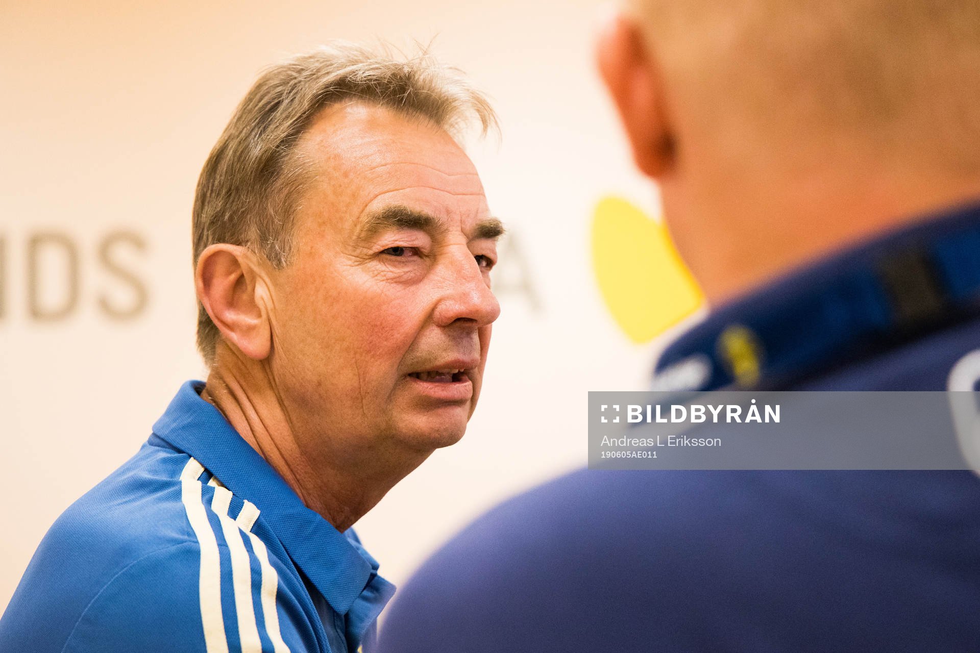 Scout Tom Prahlof the Swedish national football team