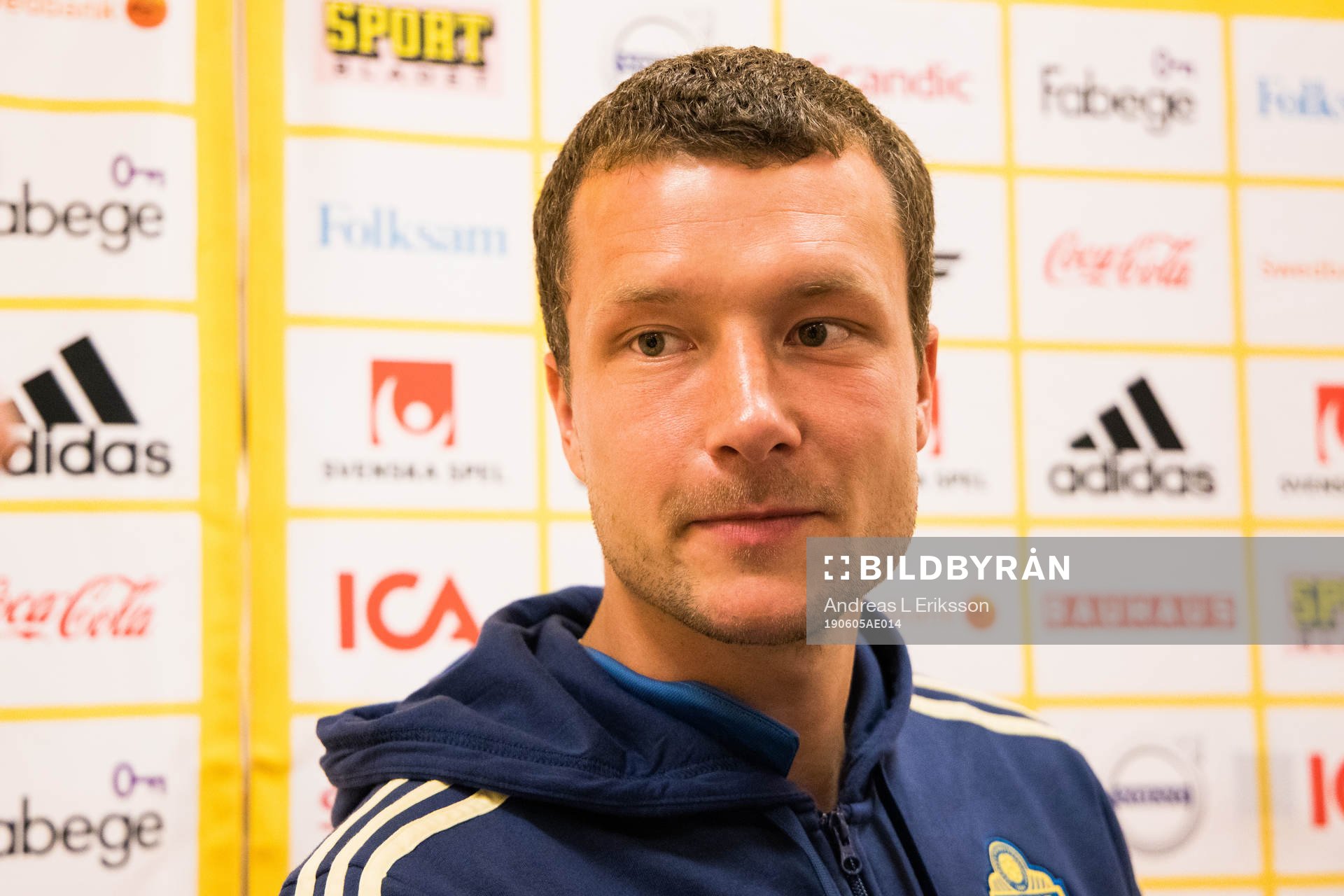 Jakob Johansson of the Swedish national football team