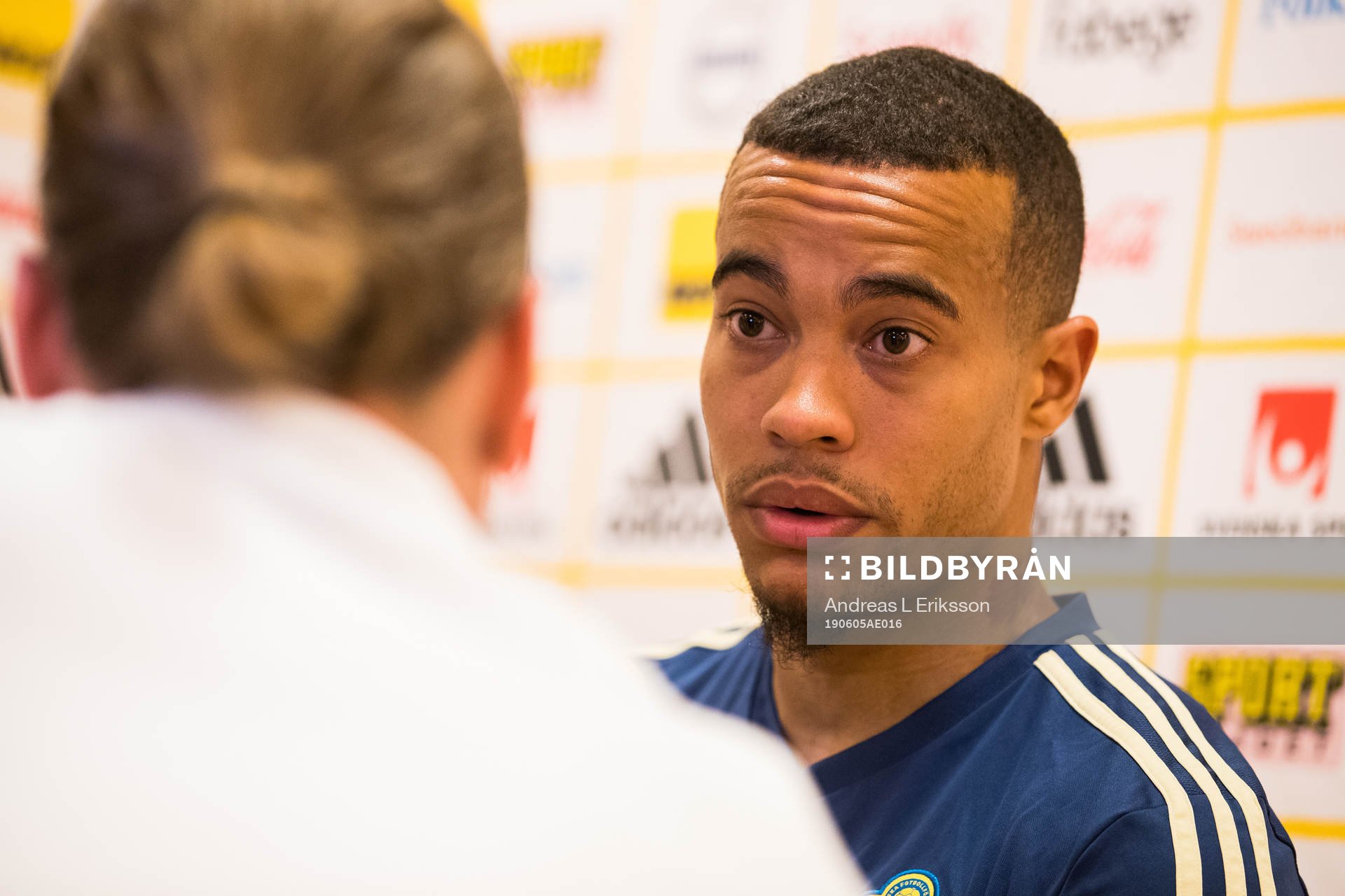 Robin Quaison of the Swedish national football team