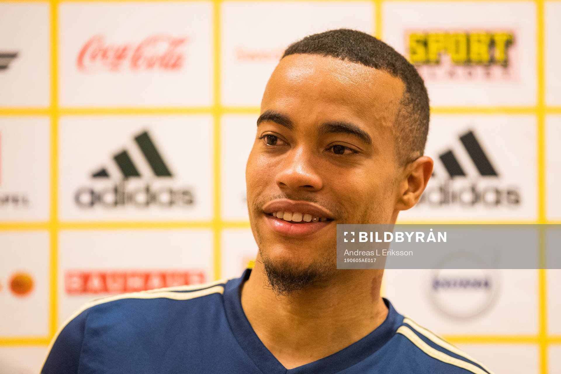 Robin Quaison of the Swedish national football team