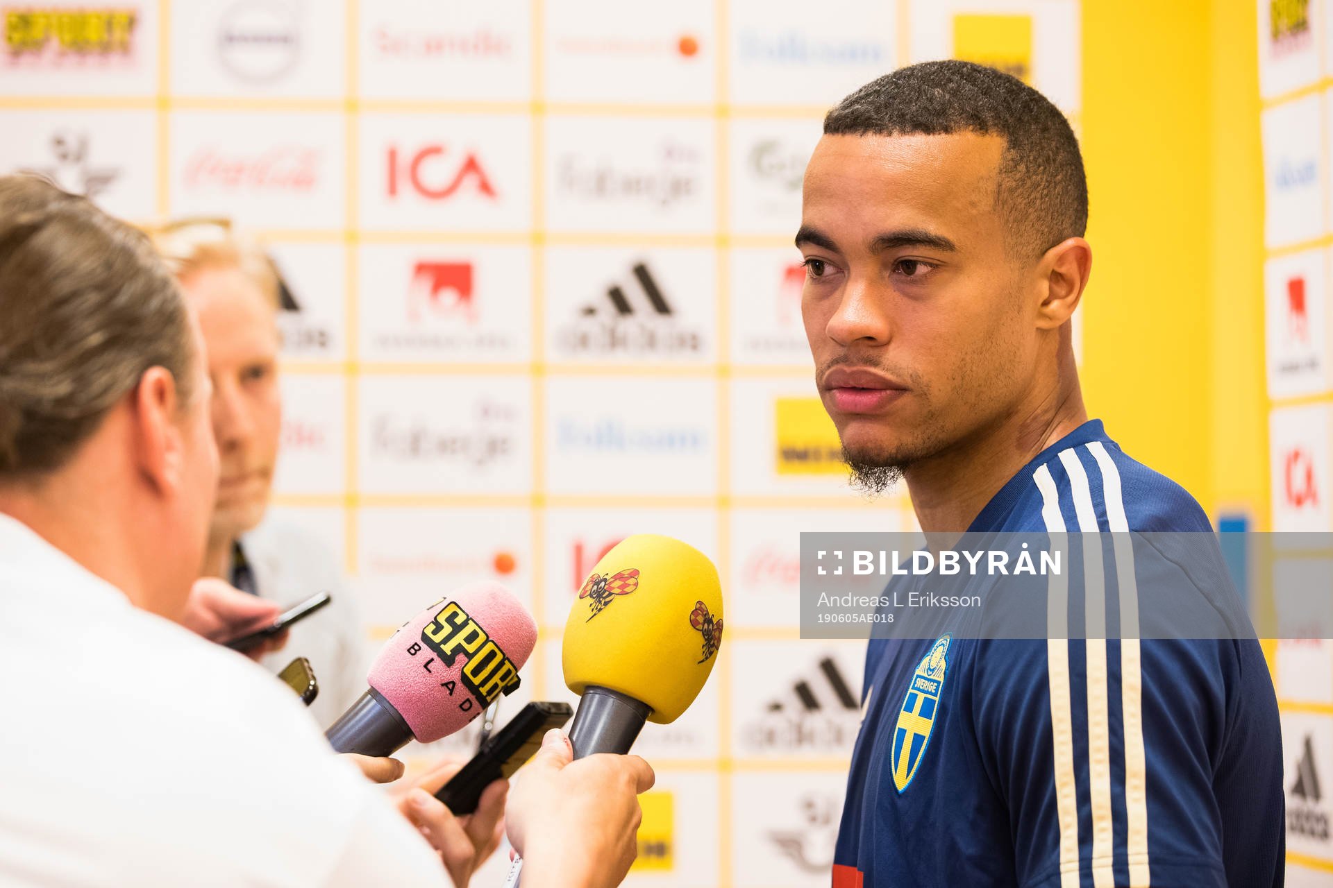 Robin Quaison of the Swedish national football team