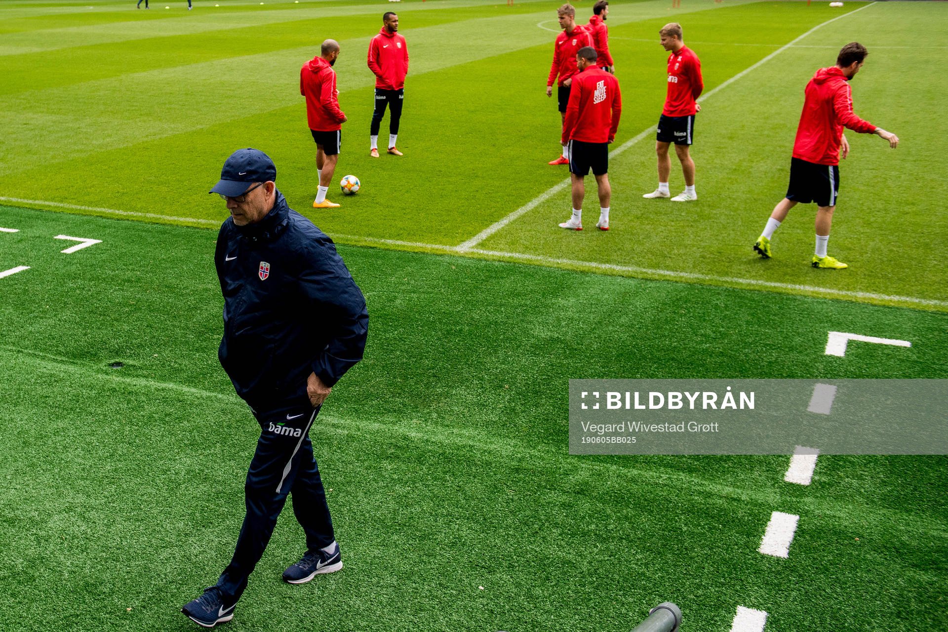 Lars Lagerbäck, head coach of Norway