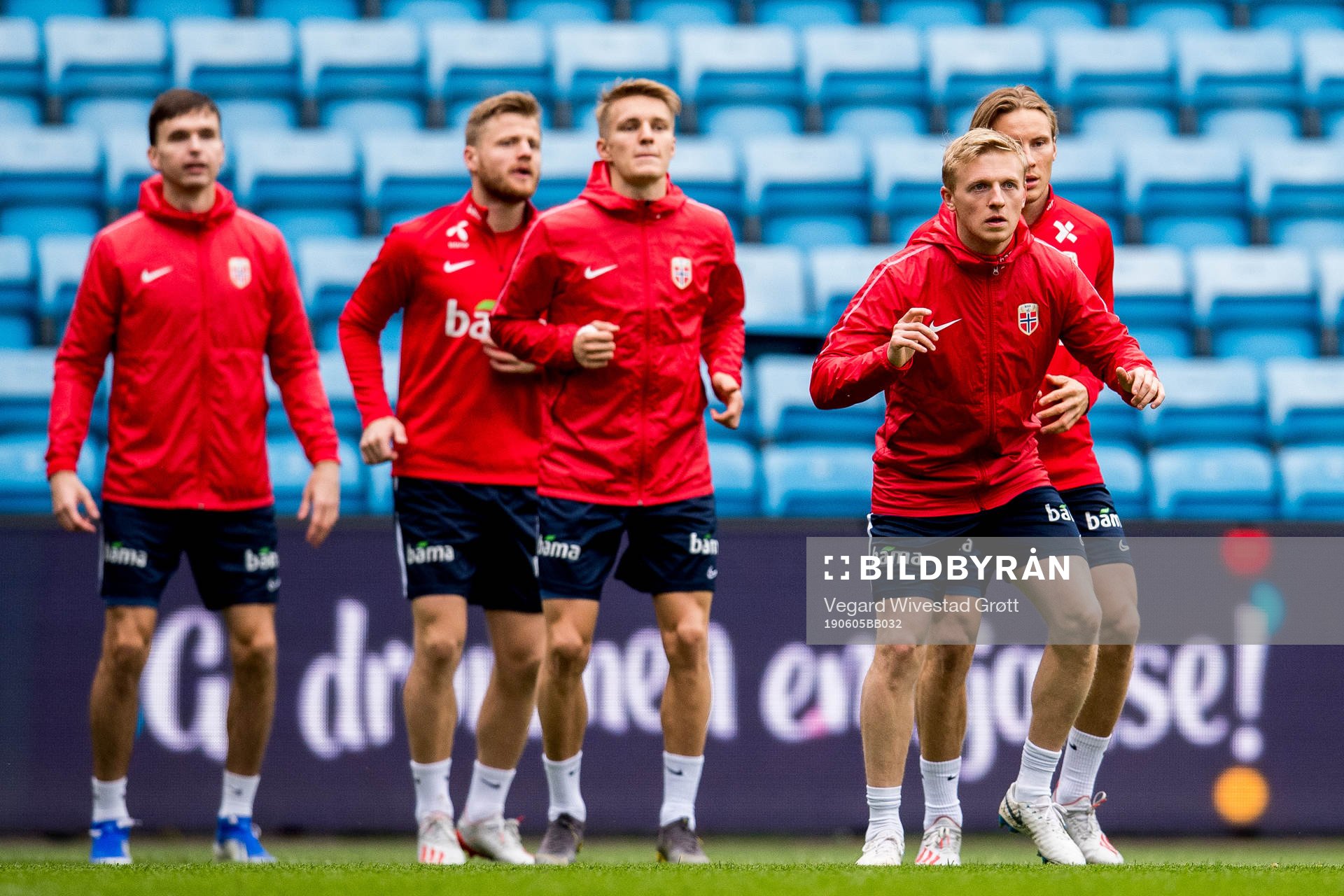 Martin Ødegaard and Mats Møller Dæhli of Norway