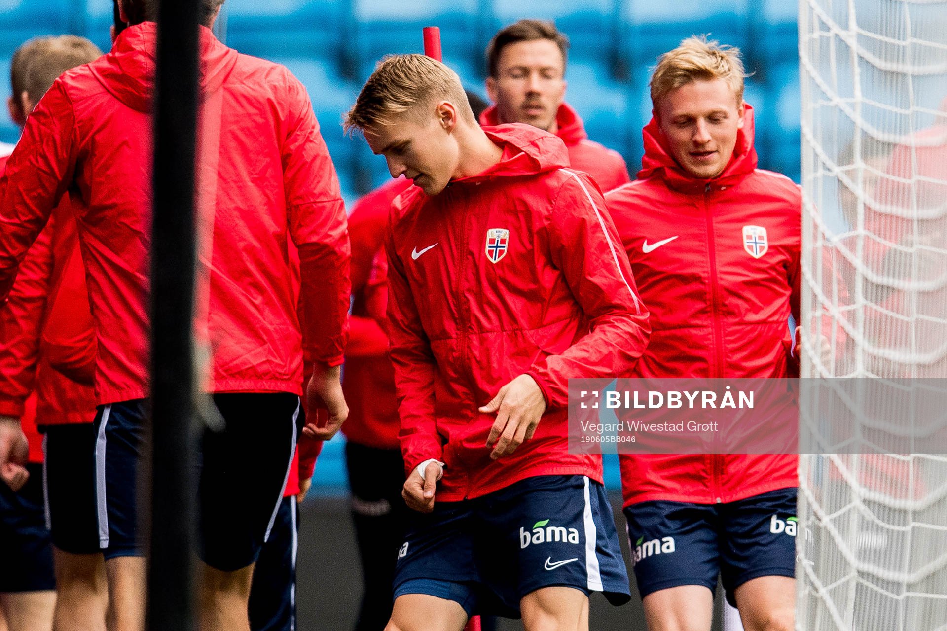 Martin Ødegaard and Mats Møller Dæhli of Norway