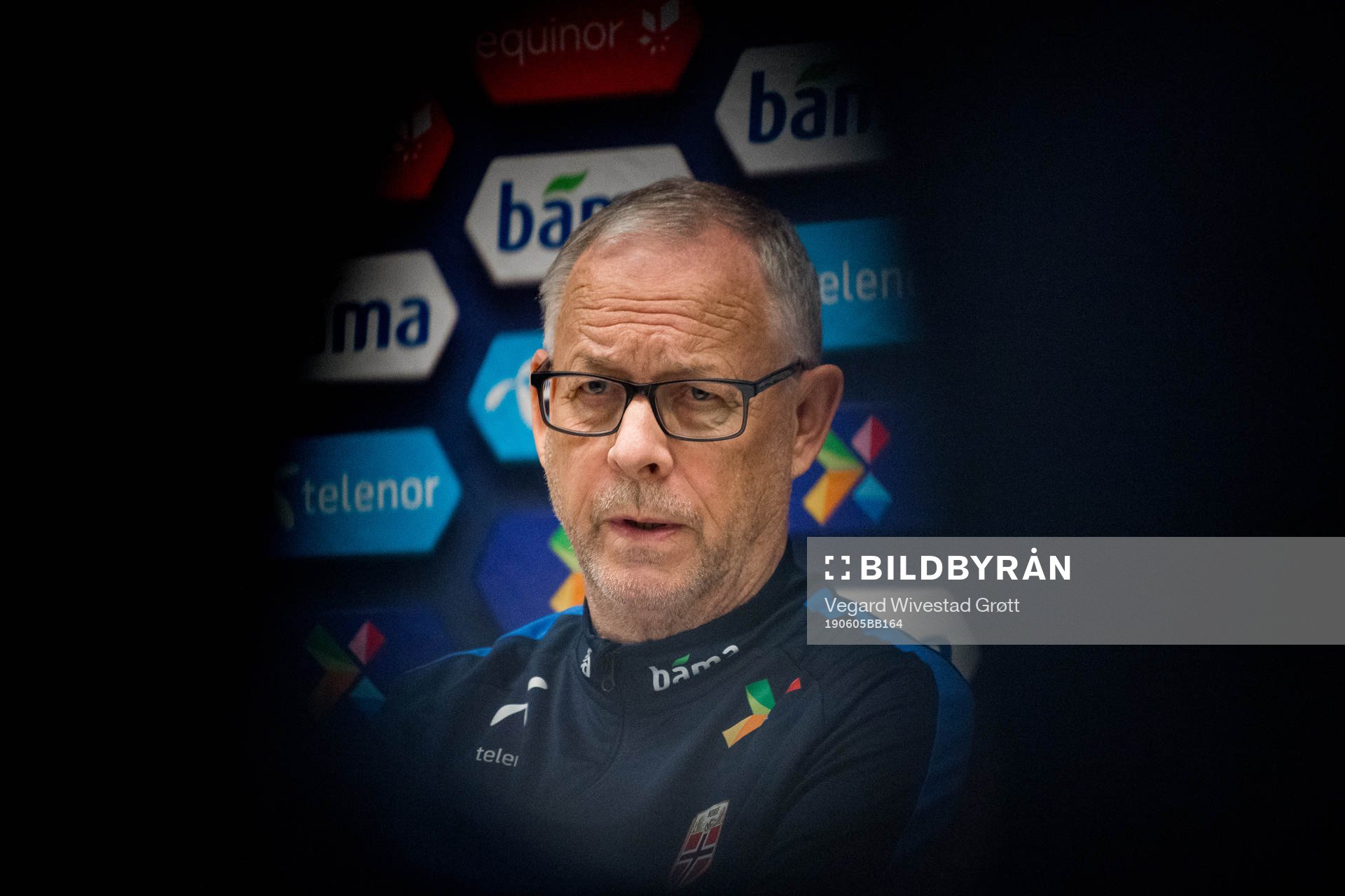 Lars Lagerbäck, head coach of Norway