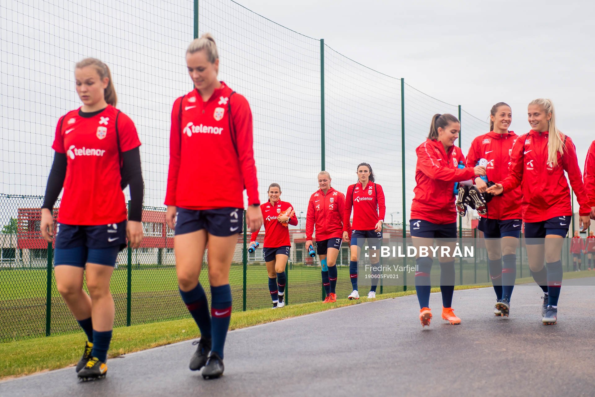 Goalkeeper Oda Maria Hove Bogstad, Stine Hovland, Emilie