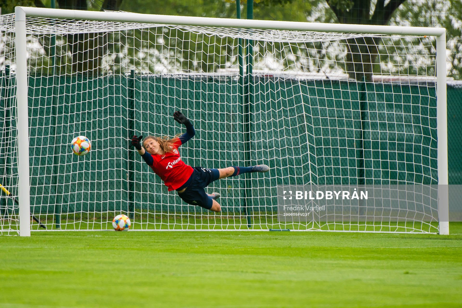 Goalkeeper Cecilie Hauståker Fiskerstrand of Norway