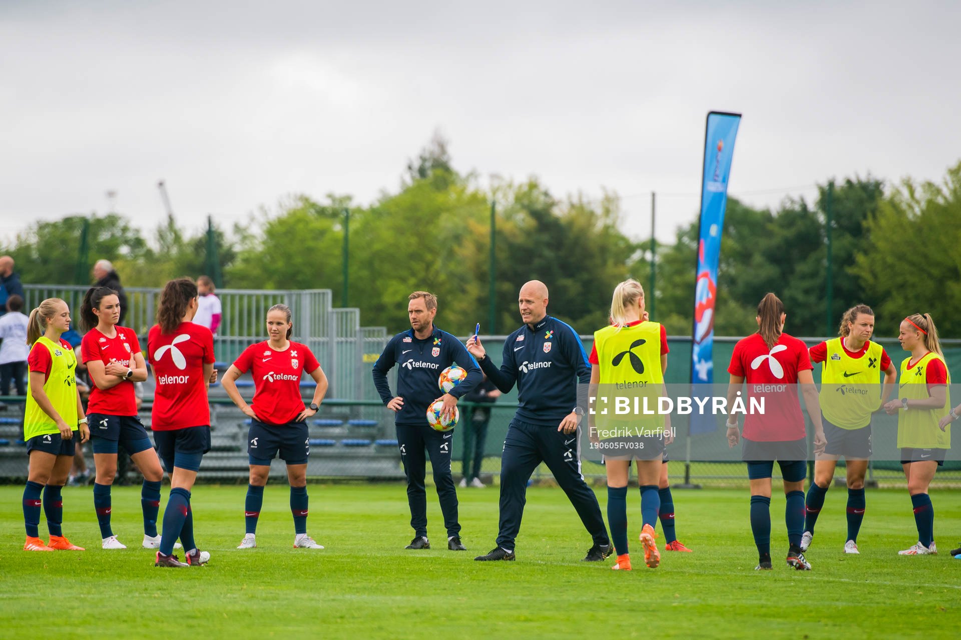 Martin Sjögren, head coach of Norway, and Anders Jacobson,
