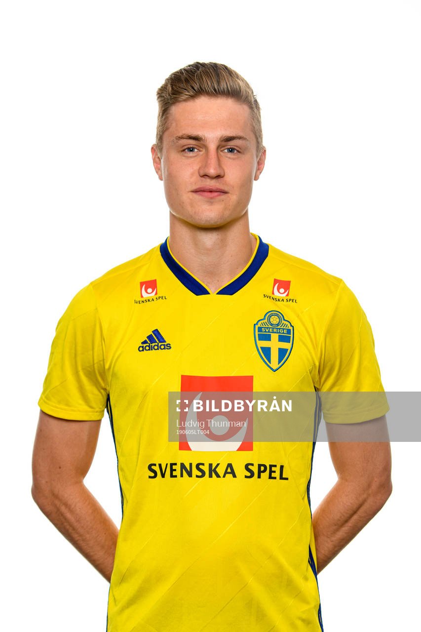 Mattias Svanberg of the Swedish Under-21 national football