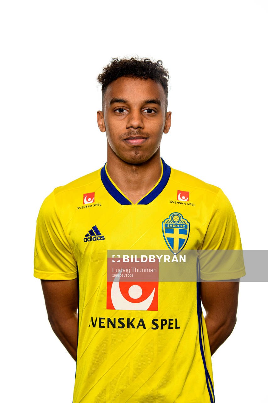 Bilal Hussein of the Swedish Under-21 national football