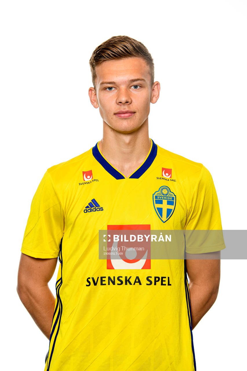 Arvid Brorsson of the Swedish Under-21 national football