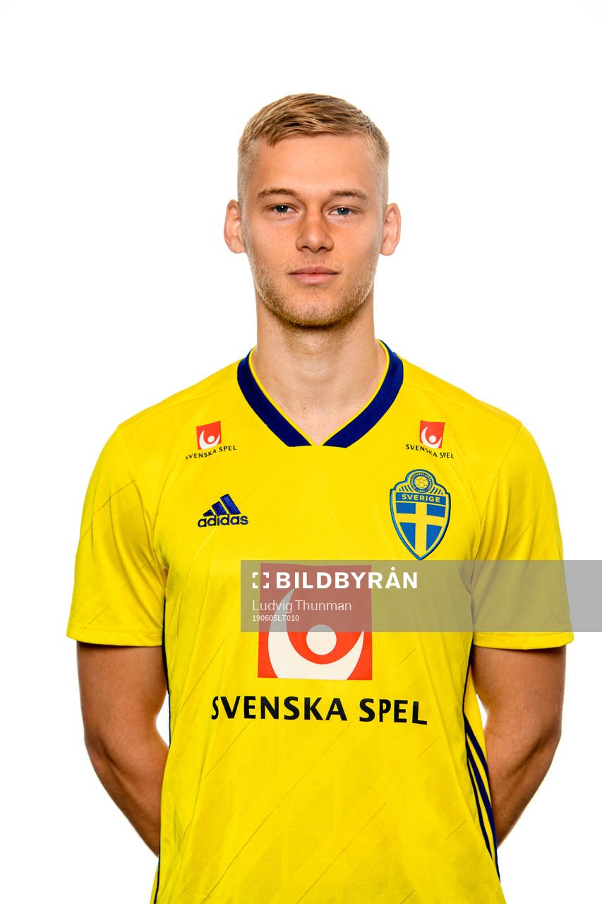 Felix Beijmo of the Swedish Under-21 national football team