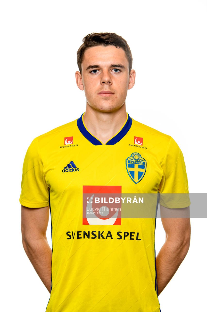 Samuel Adrian of the Swedish Under-21 national football