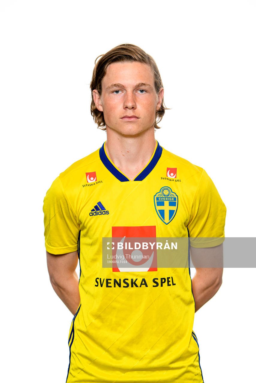 Max Svensson of the Swedish Under-21 national football team
