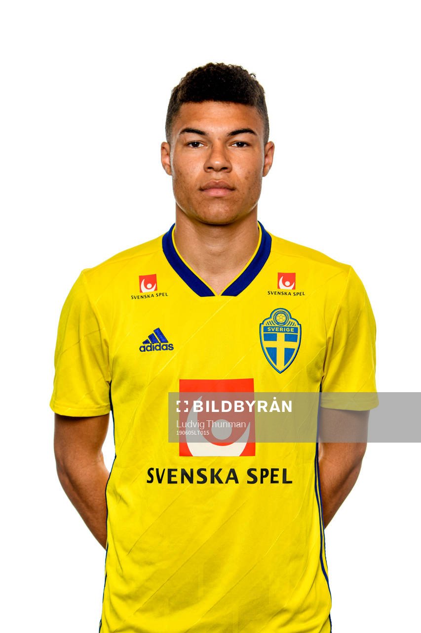 Alexander Jallow of the Swedish Under-21 national football