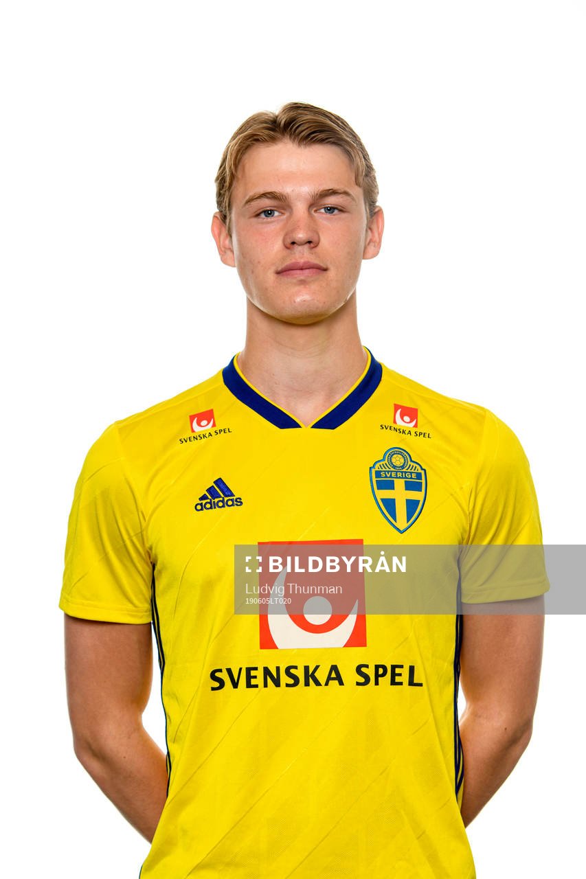 Hugo Andersson of the Swedish Under-21 national football