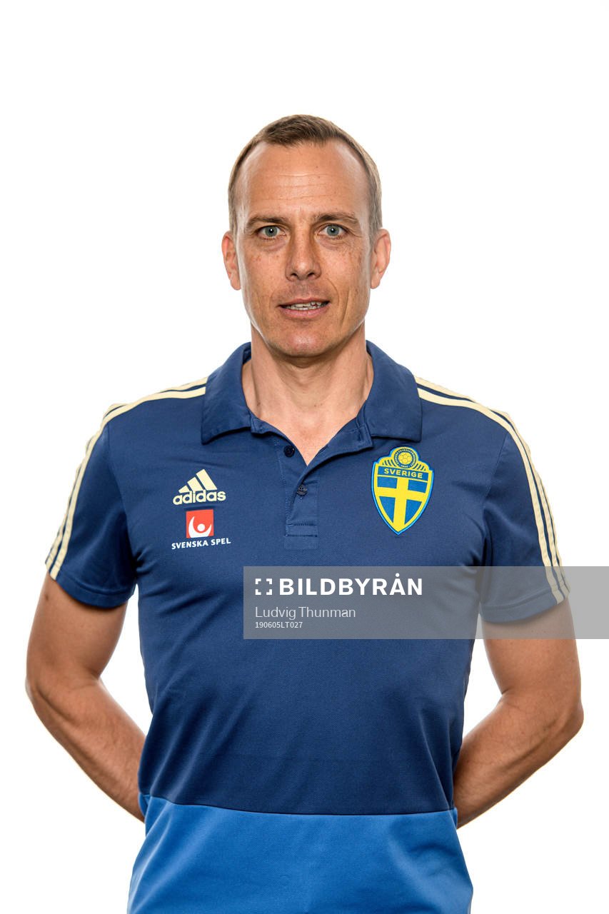 Fredrik Bergström, doctor of the Swedish Under-21 national football team poses for a portrait on June 5, 2019 in Helsingborg.
