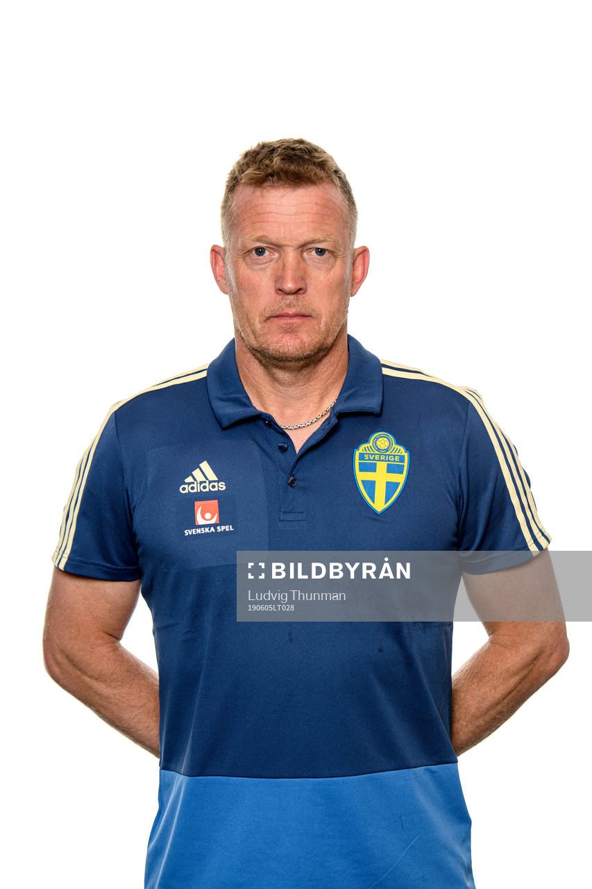 Leif Troedsson, goalkeeper coach of the Swedish Under-21