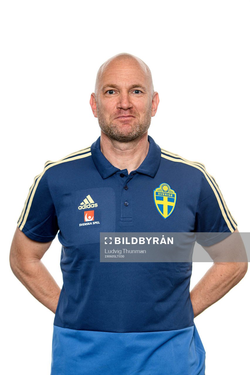 Magnus Svärd, physio of the Swedish Under-21 national