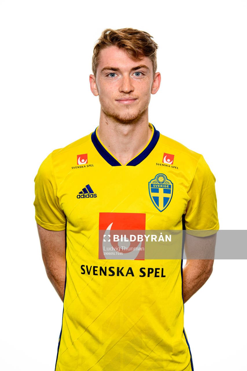 Carl Johansson of the Swedish Under-21 national football