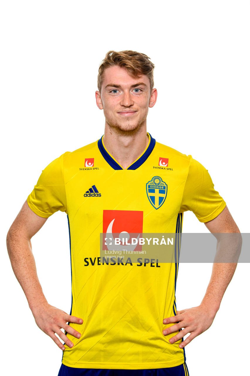 Carl Johansson of the Swedish Under-21 national football
