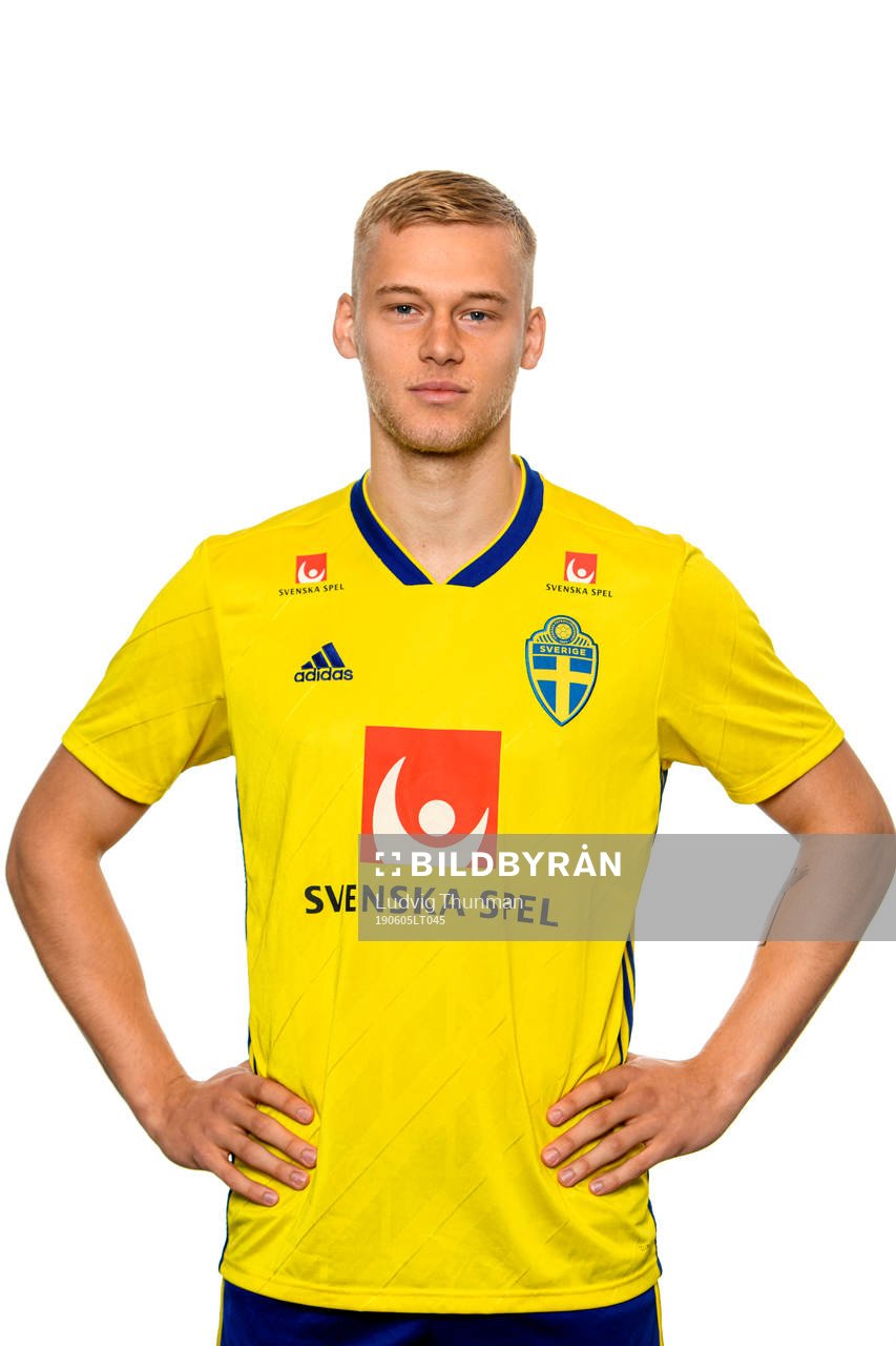 Felix Beijmo of the Swedish Under-21 national football team