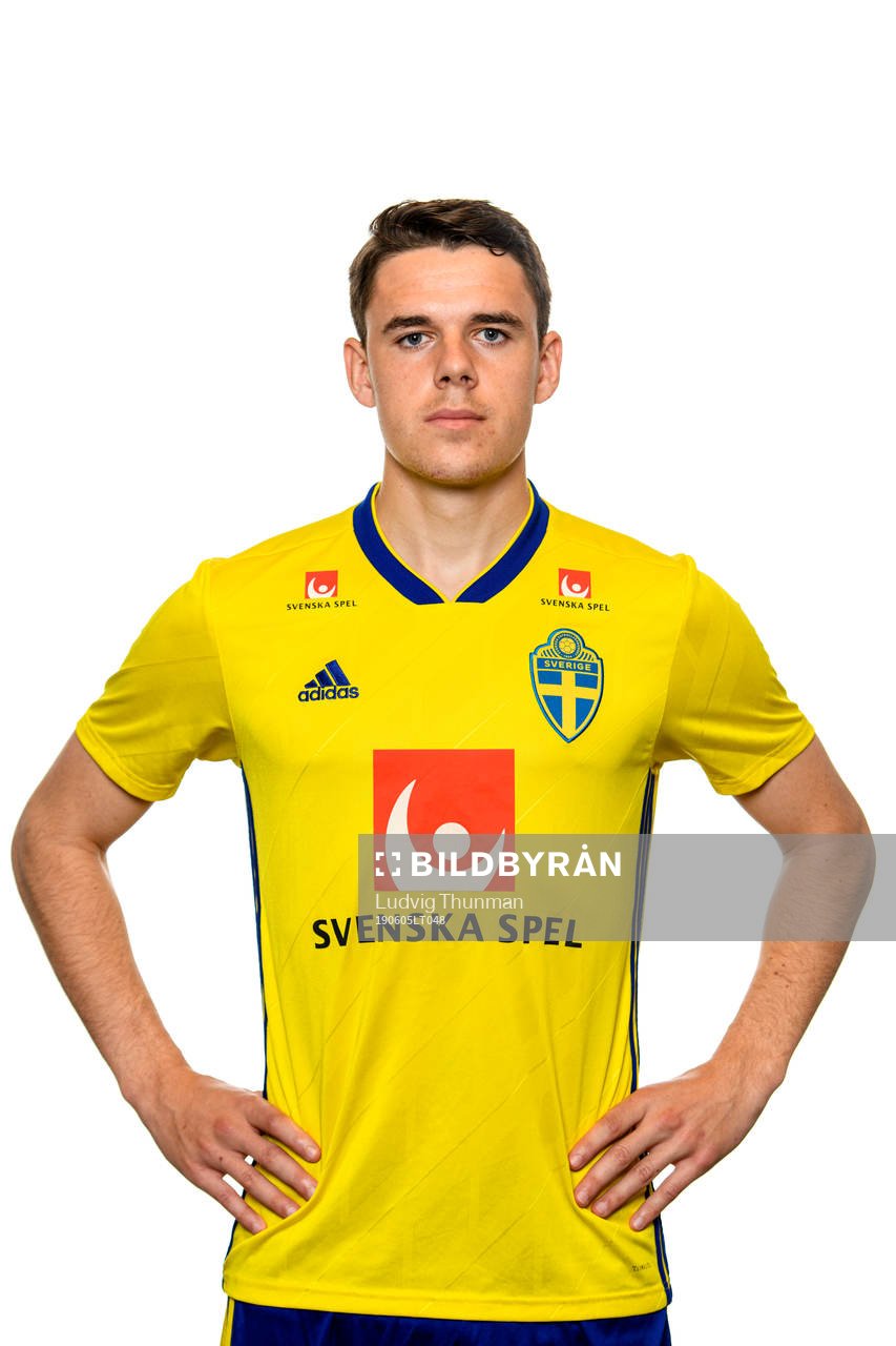 Samuel Adrian of the Swedish Under-21 national football