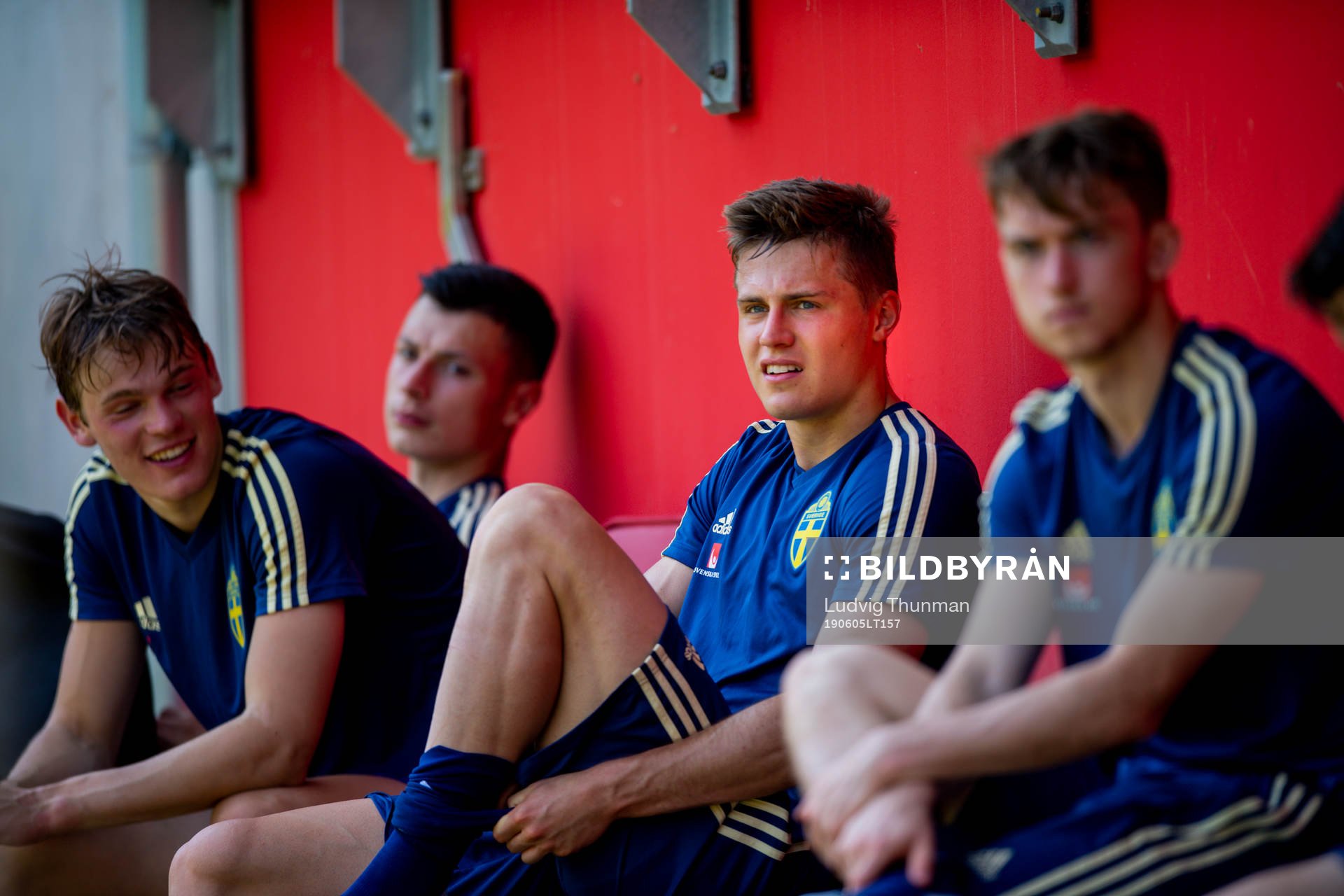 Mattias Svanberg during a practice with the Swedish Under-21 national football team on June 5, 2019 in Helsingborg.